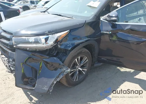 2018 Toyota Highlander Hybrid Le from USA, damaged, VIN 5TDBGRFH6JS038823